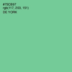 #75CB97 - De York Color Image